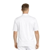 Bluza kucharska biała krótki rękaw lamówka bordowa roz.3XL